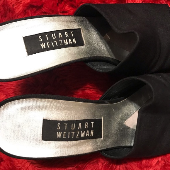 Stuart Weitzman Black jeweled heel Shoes, size 8 - Picture 6 of 10